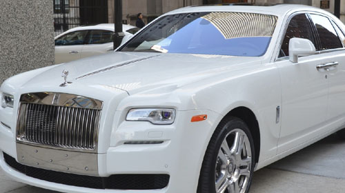 Peterborough Rolls Royce Ghost Wedding Car